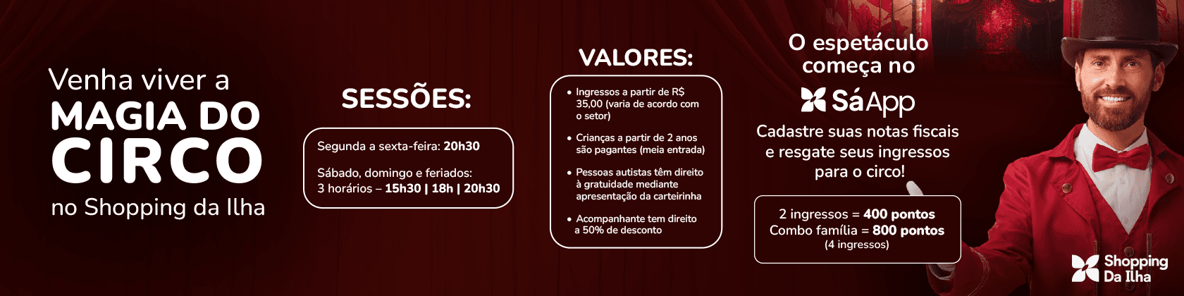 Imagem de banner da novidade CIRCO AMERICANO