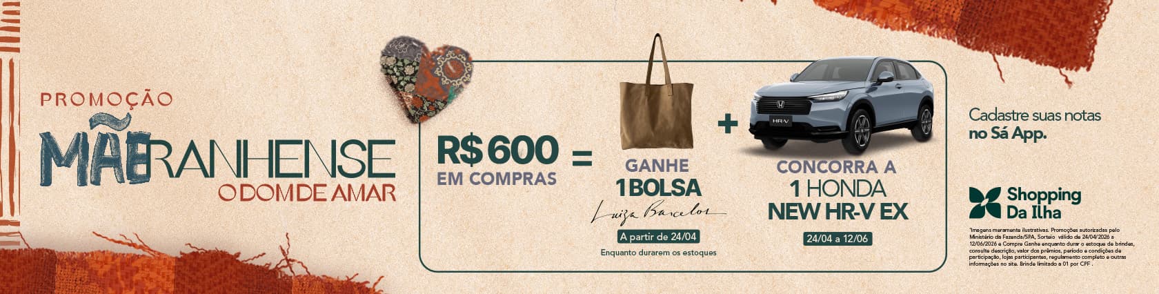 Imagem de banner da novidade Mãeranhense o Dom de Amar