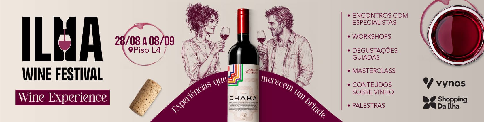 Imagem de banner da novidade ILHA WINE FESTIVAL