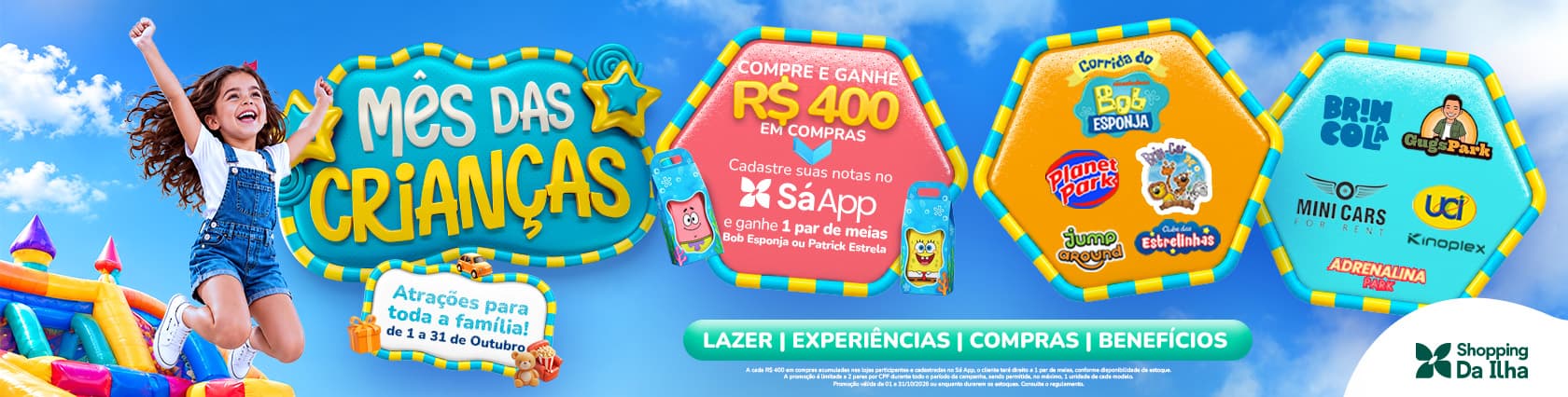Imagem de banner da novidade Mês das Crianças