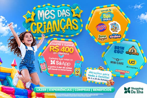 Imagem do Banner Mês das Crianças