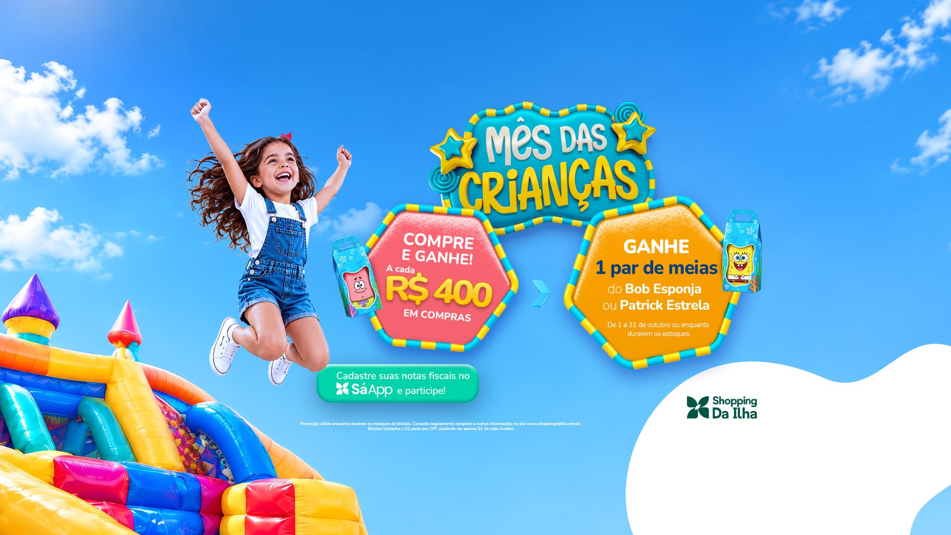 Imagem do Banner Mês das Crianças