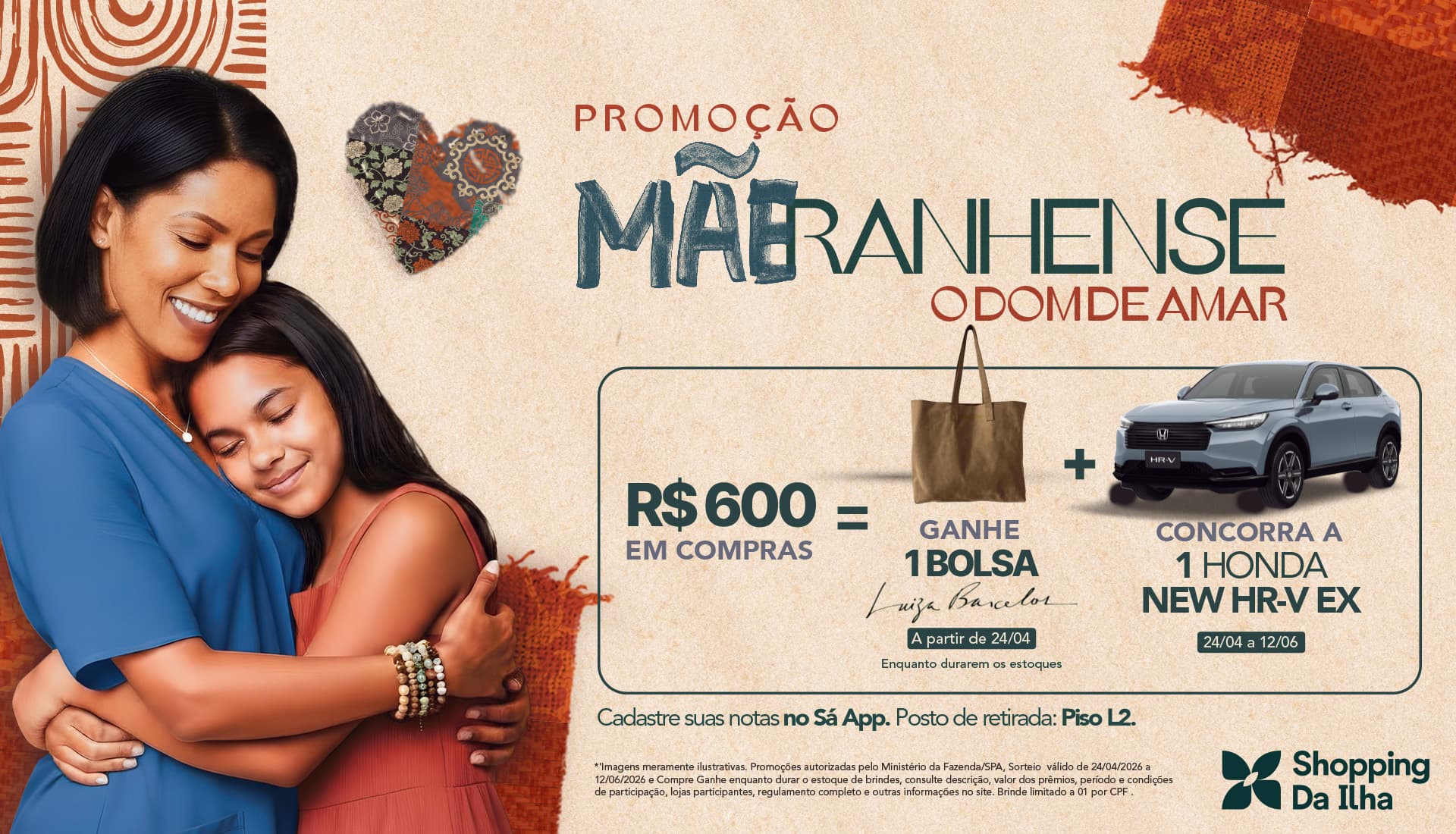 Imagem do Banner Mãeranhese o Dom de Amar