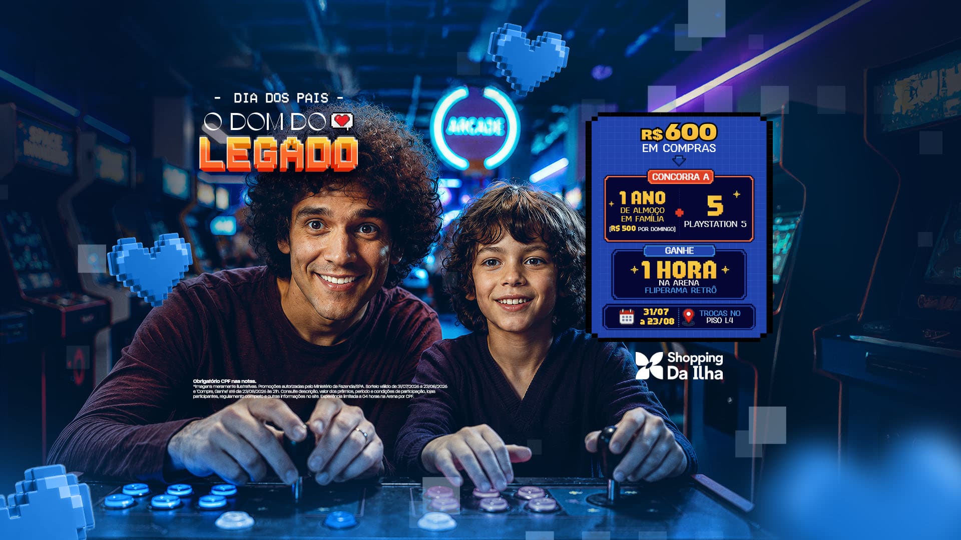 Imagem do Banner O DOM DO LEGADO - DIA DOS PAIS