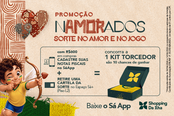 Imagem do Banner Promoção Namorados Sorte no Amor e no Jogo